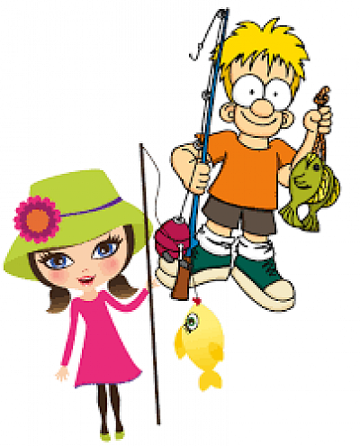 Kids fishing
